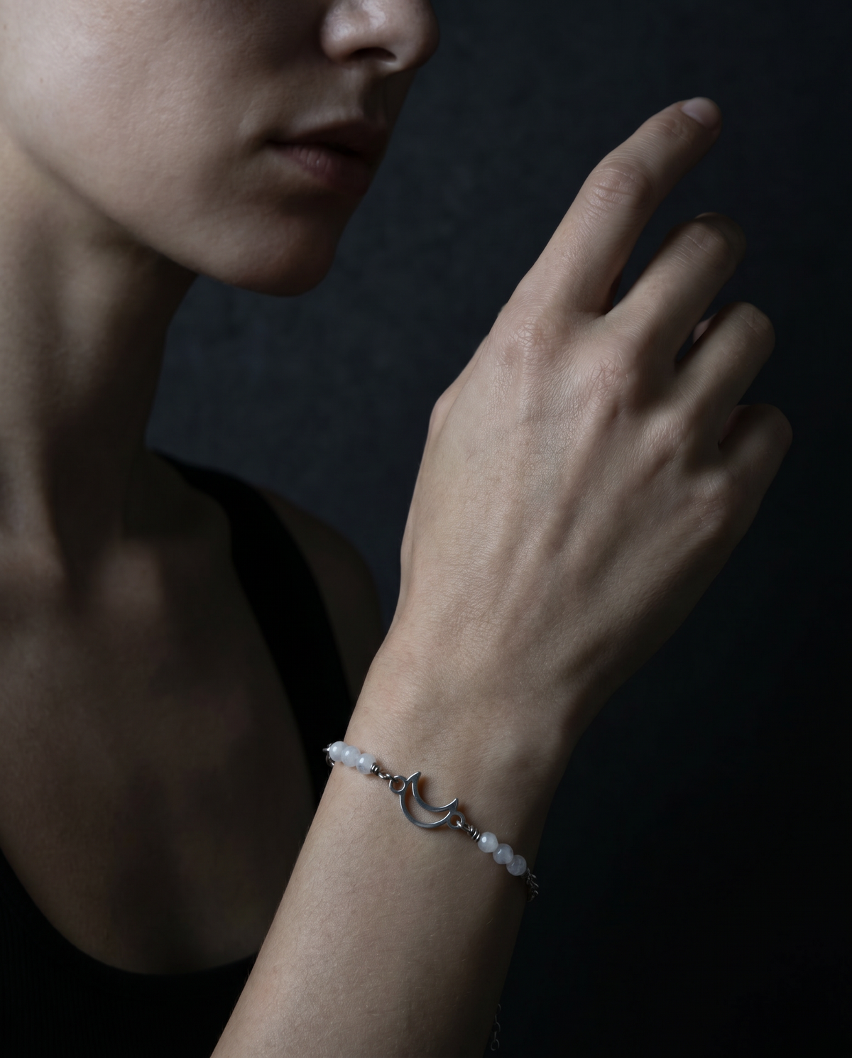 Selene Anew Moonstone Chain Bracelet
