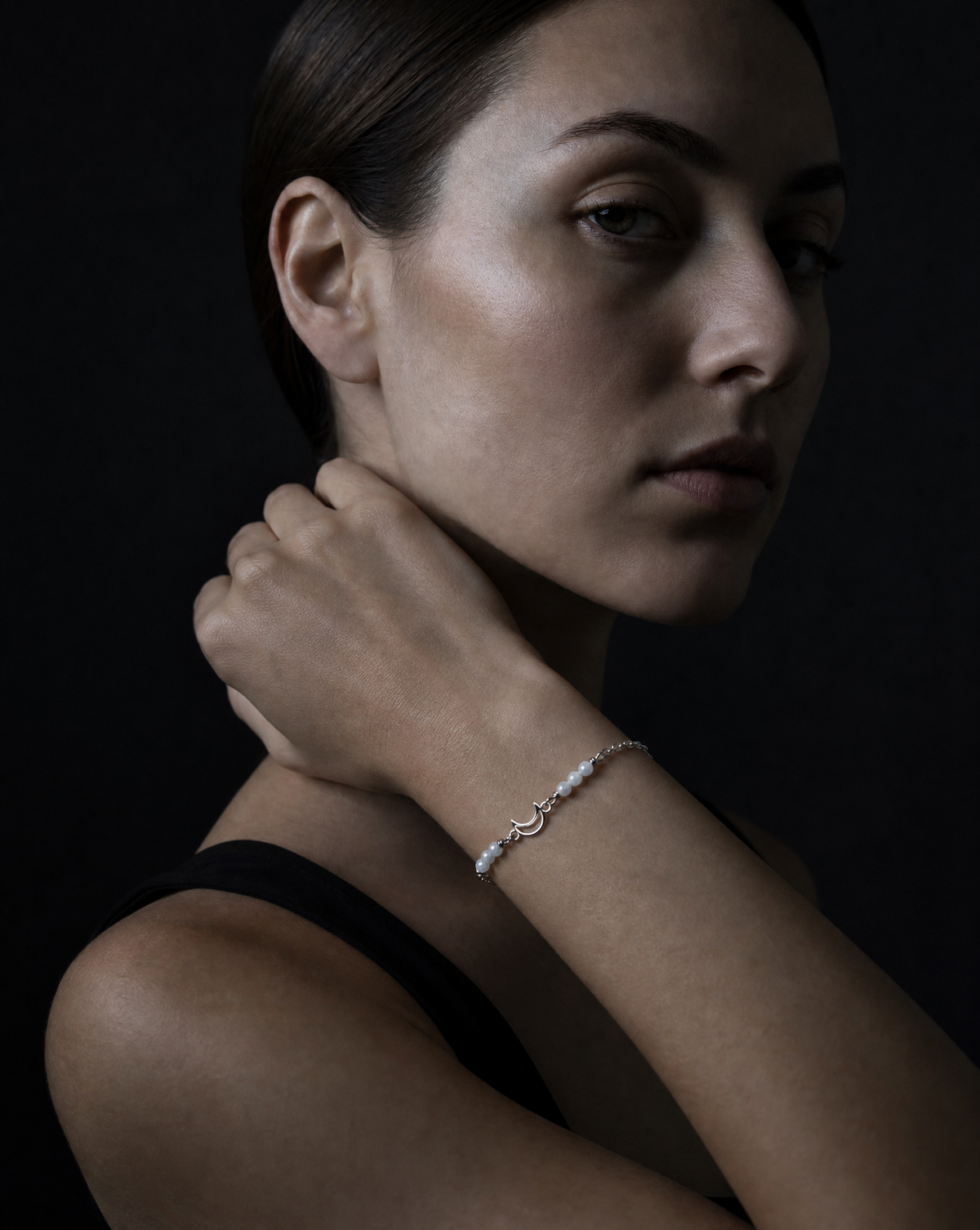 Selene Anew Moonstone Chain Bracelet
