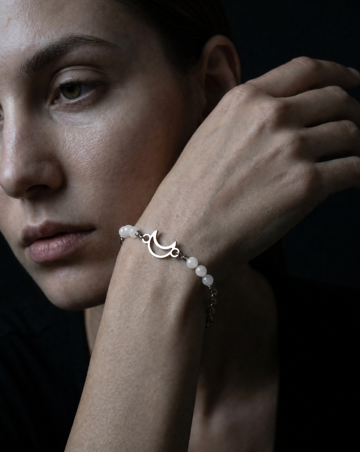 Selene Anew Moonstone Chain Bracelet