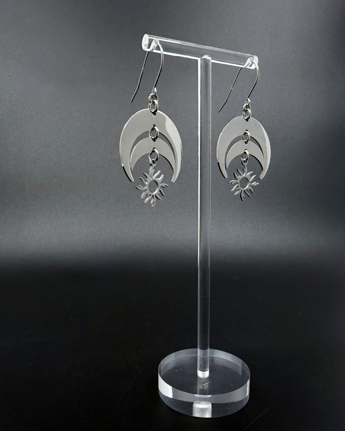 Eos Balance Earrings - Silver 30mm