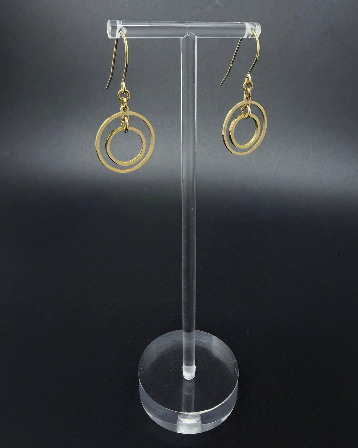 Cassini Align Earrings - 20mm Gold