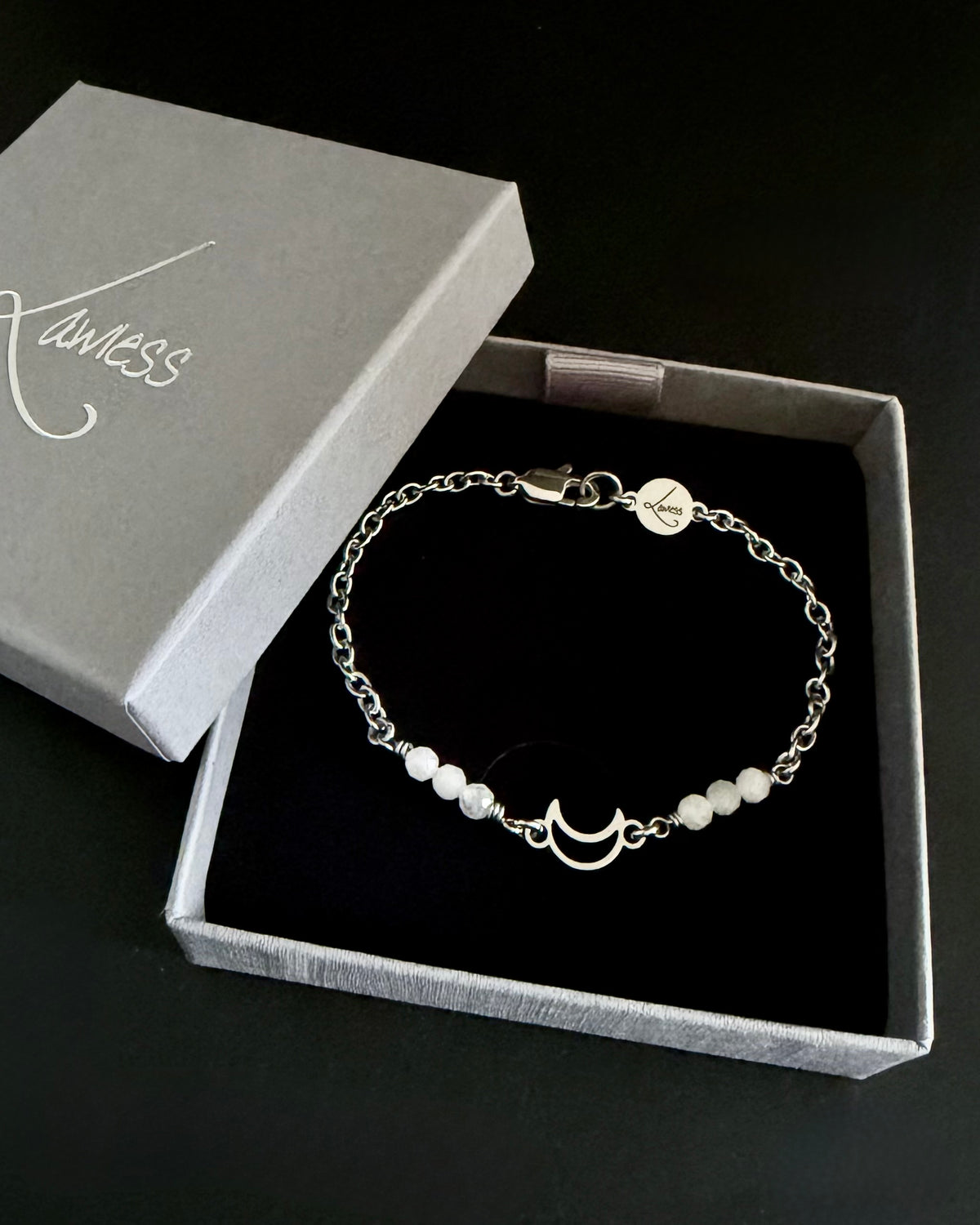Selene Anew Moonstone Chain Bracelet