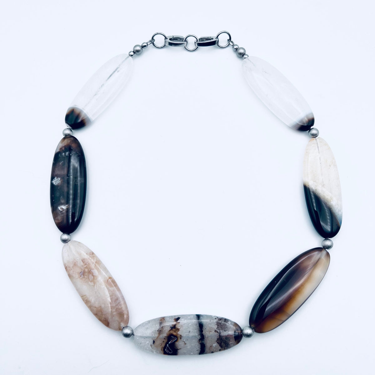 Nebulae Druzy Agate Adaptive Necklace image 2
